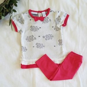 First Impressions Baby Girl 2 Piece Set 6-9 Months